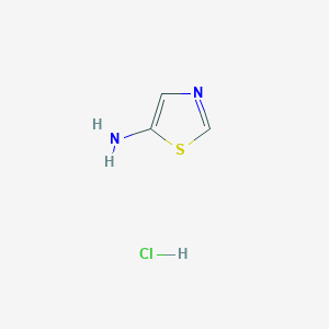 molecular formula C3H5ClN2S B1393155 5-Thiazolamine hydrochloride CAS No. 942631-51-8
