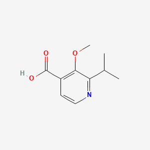 molecular formula C10H13NO3 B13931598 2-Isopropyl-3-methoxyisonicotinic acid 
