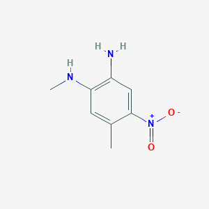 molecular formula C8H11N3O2 B13931622 N1,5-Dimethyl-4-nitro-1,2-benzenediamine 