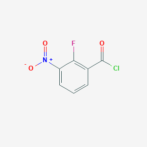 molecular formula C7H3ClFNO3 B1393166 2-Fluoro-3-nitrobenzoyl chloride CAS No. 1214341-16-8