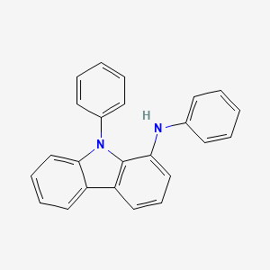 molecular formula C24H18N2 B13931705 N,9-Diphenyl-9H-carbazol-1-amine 