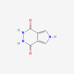 molecular formula C6H5N3O2 B13931726 2,3-dihydro-1H-pyrrolo[3,4-d]pyridazine-1,4(6H)-dione CAS No. 412338-42-2