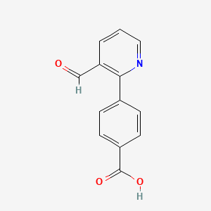 4-(3-Formylpyridin-2-yl)benzoic acid