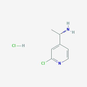 (S)-2-Chloro-4-(1-amino)ethylpyridine hydrochloride