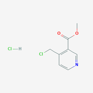 molecular formula C8H9Cl2NO2 B1393175 Methyl 4-(chloromethyl)nicotinate hydrochloride CAS No. 1159826-53-5