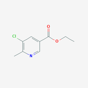 molecular formula C9H10ClNO2 B13931750 Ethyl 5-chloro-6-methylnicotinate 