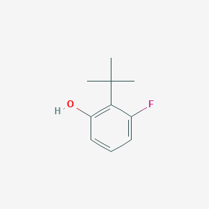 molecular formula C10H13FO B13931753 2-(Tert-butyl)-3-fluorophenol 