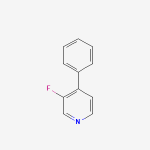 molecular formula C11H8FN B13931765 3-Fluoro-4-phenylpyridine 