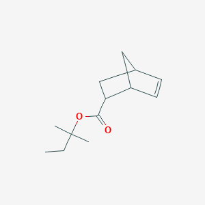 molecular formula C13H20O2 B13931794 Bicyclo[2.2.1]hept-5-ene-2-carboxylic acid, 1,1-dimethylpropyl ester CAS No. 398140-58-4