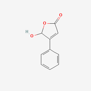 molecular formula C10H8O3 B13931960 5-hydroxy-4-phenylfuran-2(5H)-one CAS No. 78920-11-3