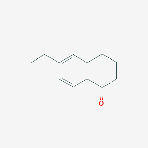 molecular formula C12H14O B13931985 6-ethyl-3,4-dihydronaphthalen-1(2H)-one 