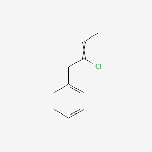 molecular formula C10H11Cl B13932113 Benzene, (2-chloro-2-butenyl)- CAS No. 54411-12-0
