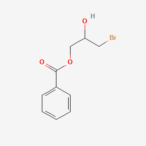 molecular formula C10H11BrO3 B13932371 1-Benzoyloxy-3-bromopropan-2-ol CAS No. 62522-73-0