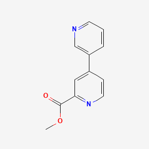 molecular formula C12H10N2O2 B13932376 Methyl 3,4'-bipyridine-2'-carboxylate 