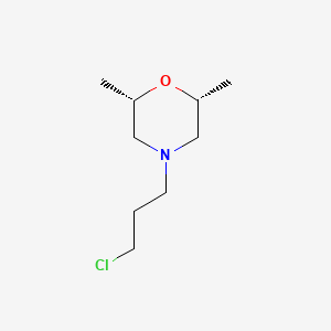 molecular formula C9H18ClNO B1393242 (2R,6S)-4-(3-Chloropropyl)-2,6-dimethylmorpholine CAS No. 1130769-62-8
