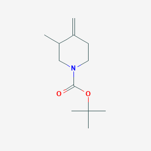 molecular formula C12H21NO2 B13932470 Tert-butyl 3-methyl-4-methylenepiperidine-1-carboxylate 