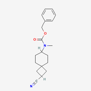 molecular formula C19H24N2O2 B13932482 Benzyl (2-cyanospiro[3.5]nonan-7-yl)(methyl)carbamate 