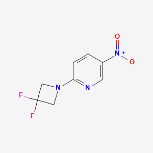 B1393250 2-(3,3-Difluoroazetidin-1-yl)-5-nitropyridine CAS No. 939376-82-6