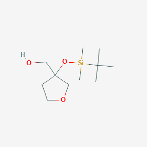 molecular formula C11H24O3Si B13932527 (3-((tert-Butyldimethylsilyl)oxy)tetrahydrofuran-3-yl)methanol 