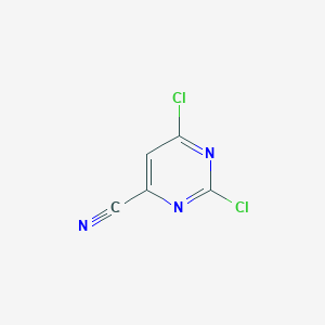 molecular formula C5HCl2N3 B1393253 2,6-二氯嘧啶-4-腈 CAS No. 26293-93-6