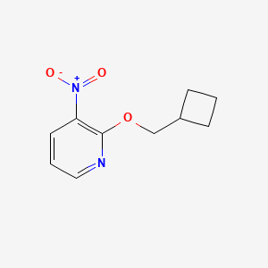 B1393256 2-(Cyclobutylmethoxy)-3-nitropyridine CAS No. 1049729-98-7
