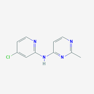 molecular formula C10H9ClN4 B13932585 N-(4-chloropyridin-2-yl)-2-methylpyrimidin-4-amine 