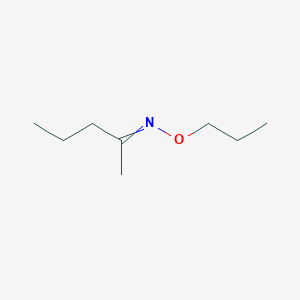 molecular formula C8H17NO B13932592 2-Pentanone O-propyl oxime CAS No. 54004-39-6