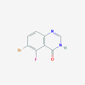 molecular formula C8H4BrFN2O B13932668 6-Bromo-5-fluoroquinazolin-4(3H)-one 