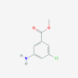 molecular formula C8H8ClNO2 B1393269 Methyl 3-amino-5-chlorobenzoate CAS No. 21961-31-9