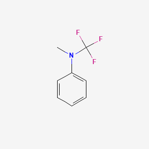 molecular formula C8H8F3N B13932755 N-methyl-N-(trifluoromethyl)aniline 
