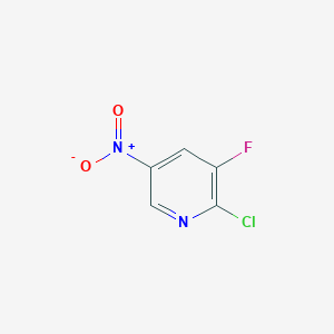 molecular formula C5H2ClFN2O2 B1393277 2-氯-3-氟-5-硝基吡啶 CAS No. 1079179-12-6