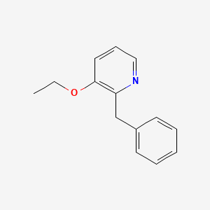 molecular formula C14H15NO B13932861 2-Benzyl-3-ethoxypyridine CAS No. 57629-74-0