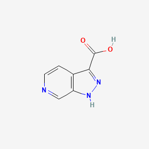 molecular formula C7H5N3O2 B1393292 1H-Pyrazolo[3,4-c]pyridine-3-carboxylic acid CAS No. 932702-13-1