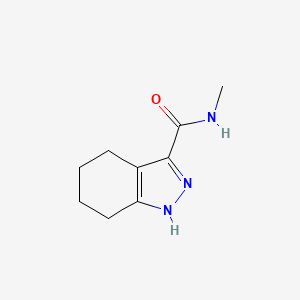 molecular formula C9H13N3O B1393296 N-甲基-4,5,6,7-四氢-1H-吲唑-3-甲酰胺 CAS No. 1340811-05-3