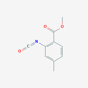 molecular formula C10H9NO3 B1393301 Methyl 2-isocyanato-4-methylbenzoate CAS No. 1227375-06-5