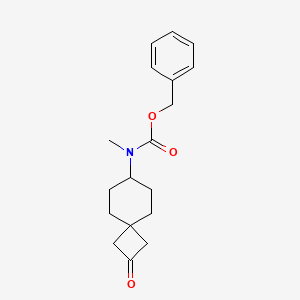 molecular formula C18H23NO3 B13933013 Benzyl methyl(2-oxospiro[3.5]nonan-7-YL)carbamate 
