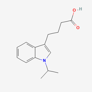 molecular formula C15H19NO2 B1393304 4-(1-isopropyl-1H-indol-3-yl)butanoic acid CAS No. 1283103-86-5