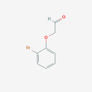 molecular formula C8H7BrO2 B13933081 2-(2-Bromophenoxy)acetaldehyde 