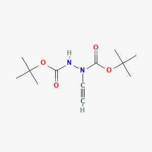 molecular formula C12H20N2O4 B13933112 Di-tert-butyl 1-ethynylhydrazine-1,2-dicarboxylate 