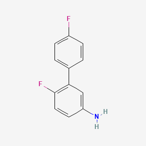 molecular formula C12H9F2N B13933118 4',2-Difluorobiphenyl-5-amine 