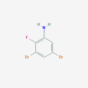 molecular formula C6H4Br2FN B13933178 3,5-Dibromo-2-fluoroaniline 