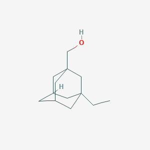 molecular formula C13H22O B1393321 (3-Ethyl-1-adamantyl)methanol CAS No. 1291486-01-5