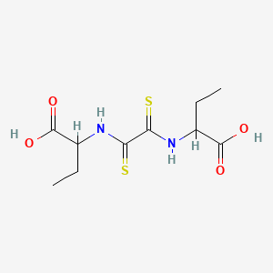 molecular formula C10H16N2O4S2 B13933212 N,N'-Bis(1-carboxypropyl)dithiooxamide CAS No. 63867-36-7