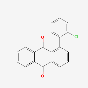 molecular formula C20H11ClO2 B13933219 Anthraquinone, 1-(o-chlorophenyl)- CAS No. 20600-79-7