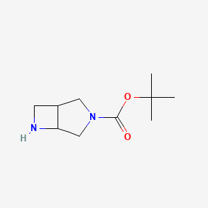 molecular formula C10H18N2O2 B1393328 Tert-butyl 3,6-diazabicyclo[3.2.0]heptane-3-carboxylate CAS No. 1017789-34-2
