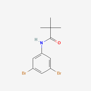 molecular formula C11H13Br2NO B1393333 N-(3,5-Dibromophenyl)pivalamide CAS No. 1020252-74-7
