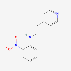 molecular formula C13H13N3O2 B13933447 N-(2-nitrophenyl)-4-Pyridineethanamine 