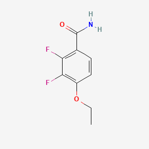 molecular formula C9H9F2NO2 B1393347 4-Ethoxy-2,3-difluorobenzamide CAS No. 1017779-57-5
