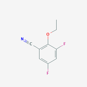 molecular formula C9H7F2NO B1393352 2-Ethoxy-3,5-difluorobenzonitrile CAS No. 1017779-80-4