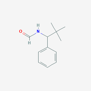 molecular formula C12H17NO B13933526 N-(2,2-Dimethyl-1-phenylpropyl)formamide 